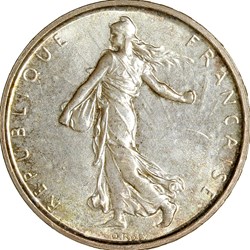 5 francs Semeuse, 1969