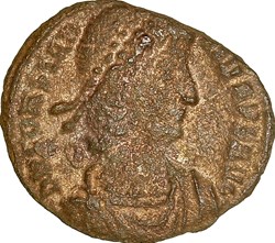 Demi-maiorina de Constance II, Fel Temp Reparatio, 348-350, Thessalonique