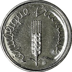 1 centime épi, FDC, 1980