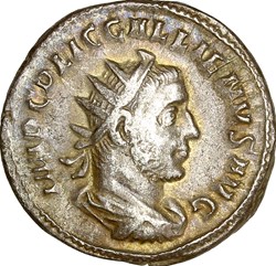Antoninien de Gallien, Virtus, automne 253 - début 254, Rome