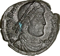 Nummus de Valentinien Ier, Victoria, 367-375, Siscia