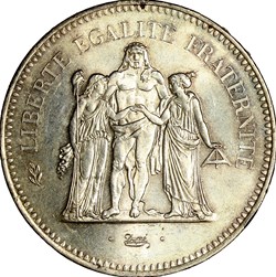 50 francs Hercule, 1976