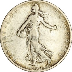 2 francs Semeuse, IIIe République, 1902