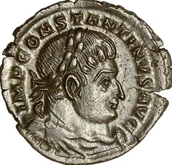 Follis de Constantin Ier, Sol, 316, Trèves