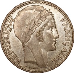 20 francs Turin, IIIe République, 1936