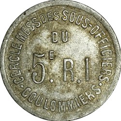 25 centimes, Mess des sous-officiers du 5e Régiment d'Infanterie, 1929-1939