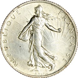2 francs Semeuse, IIIe République, 1914, Castelsarrasin