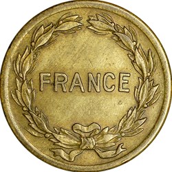 2 francs France, GPRF, 1944, Philadelphie