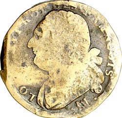 12 deniers au faisceau type François, Louis XVI, 1791, an 3, Marseille