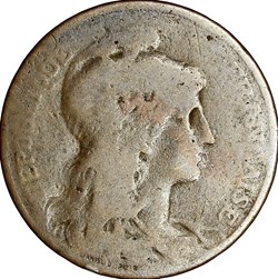 5 centimes Daniel-Dupuis, IIIe République, 1901