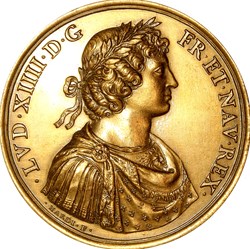 Médaille du Traité des Pyrénées (1660), après 1880