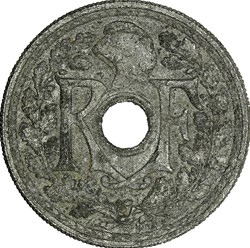 20 centimes Lindauer, GPRF, 1946