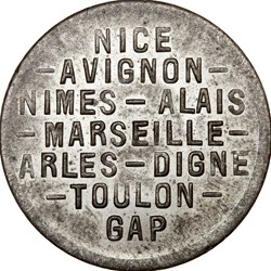5 centimes, Chambres de Commerce, Région Provençale, 1918