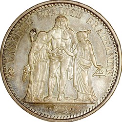 10 francs Hercule, 1966