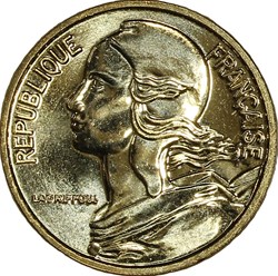 5 centimes Marianne, BU, 2000
