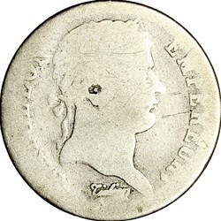 Demi-franc, tête laurée, Empire, Napoléon Ier, 1809, Paris