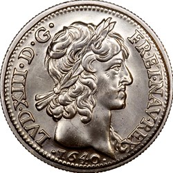 5 francs Louis d'or de Louis XIII, BU, 2000