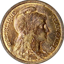 1 centime Daniel-Dupuis, IIIe République, 1898