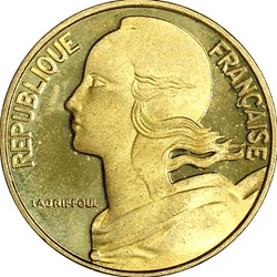 5 centimes Marianne, BE, 2001