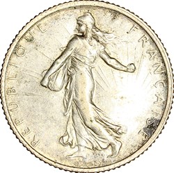 1 franc Semeuse, IIIe République, 1907