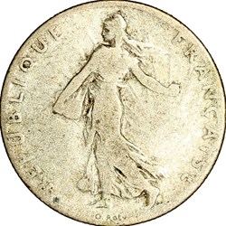 50 centimes Semeuse, IIIe République, 1901