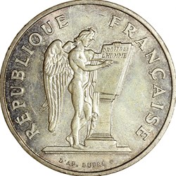 100 francs Droits de l'Homme, 1989
