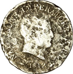 10 soldi d'Italie, Napoléon Ier, 1812, Milan