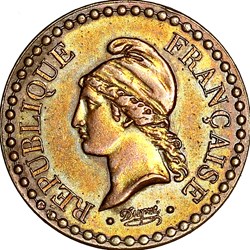 Un centime Dupré, IIe République, 1848, Paris