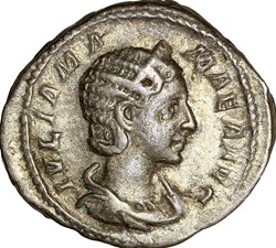 Denier de Julia Mamée, Vénus, 231, Rome