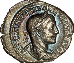 Denier de Sévère Alexandre, Mars, 223, Rome
