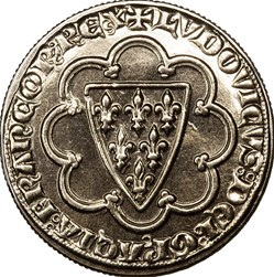 5 francs Ecu d'or de Saint-Louis, BU, 2000