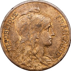 5 centimes Daniel-Dupuis, IIIe République, 1900