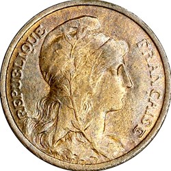 1 centime Daniel-Dupuis, IIIe République, 1904