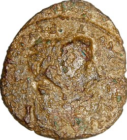 As à l'autel de Lyon, Tibère césar, 10-14, Lyon