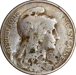 10 centimes Daniel-Dupuis, IIIe République, 1900