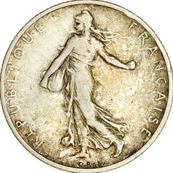 2 francs Semeuse, IIIe République, 1898