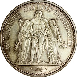 10 francs Hercule, 1970