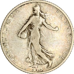 1 franc Semeuse, IIIe République, 1899