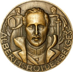 Médaille d'Albert Ier et Elisabeth de Belgique, 1920-1940