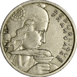 100 francs Cochet, IVe République, 1956, Beaumont-le-Roger