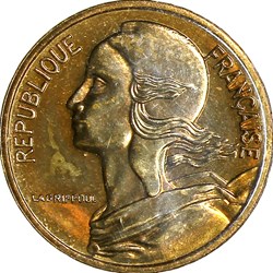 5 centimes Marianne, FDC, 1980