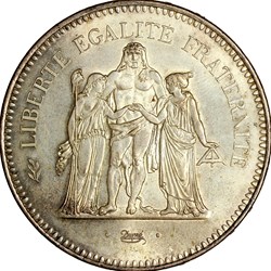 50 francs Hercule, 1974