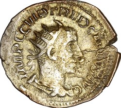Antoninien de Trébonien Galle, Libertas, 251-253, Rome