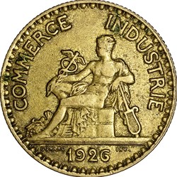 2 francs Chambres de Commerce, IIIe République, 1926