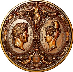 Médaille de la visite de la famille royale à la Monnaie (1833), après 1880
