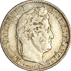 1/2 franc, Louis-Philippe Ier, 1836, Paris