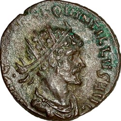 Antoninien de Quintille, Apollon, août - nov. 270, Rome