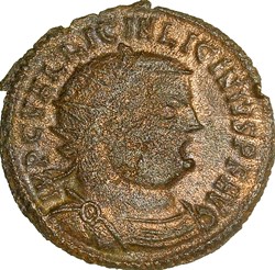 Follis de Licinius Ier, Jupiter, 321-324, Héraclée