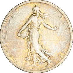 1 franc Semeuse, IIIe République, 1911