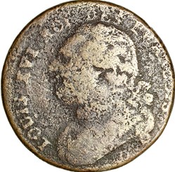 12 deniers au faisceau type François, Louis XVI, 1791, an 3, Lyon